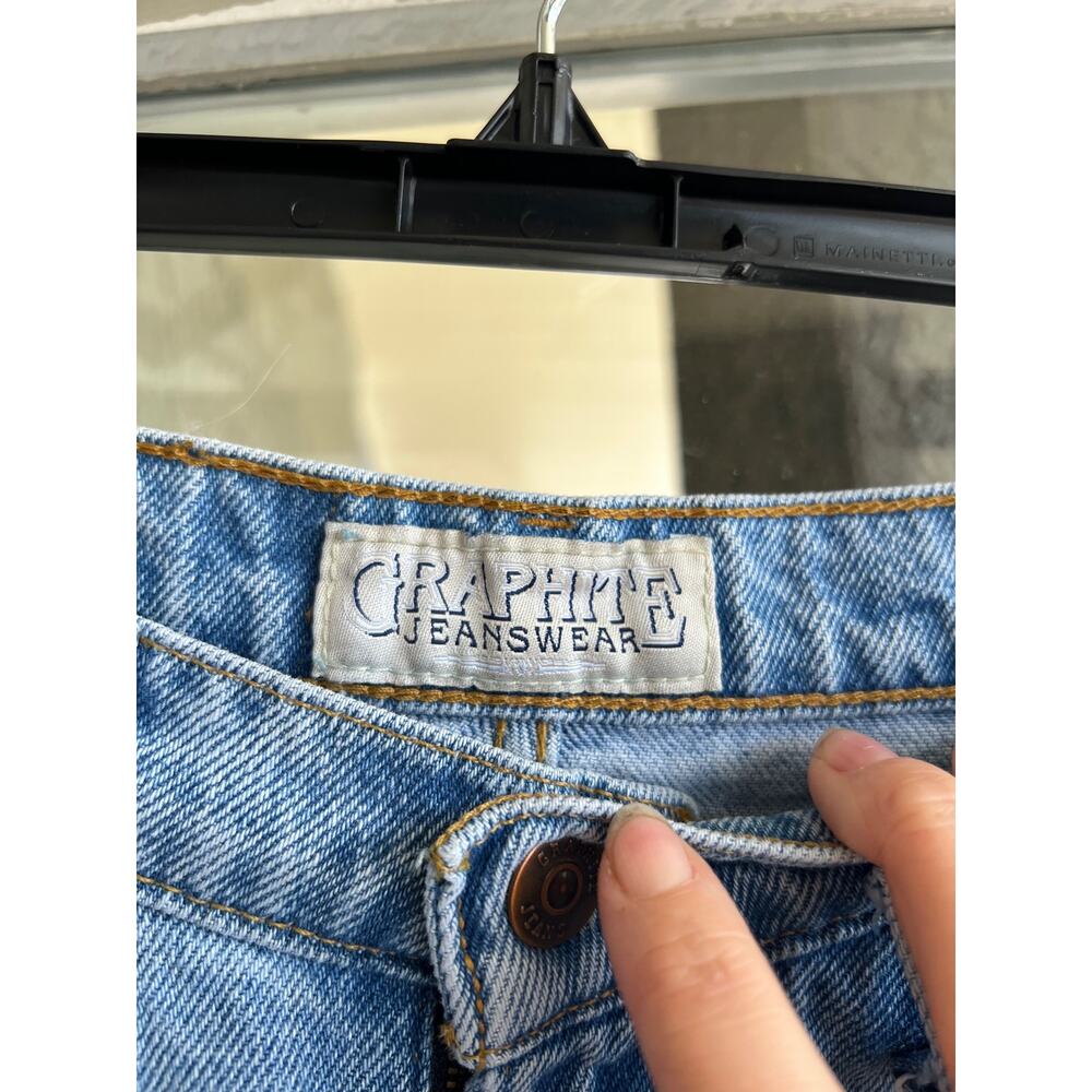 Reworked Graphite patchwork jeans size 3 - Picture 3 of 6